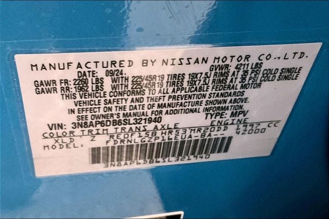 2025 Nissan Kicks SR AWD - Illumination and Electronics Pkgs