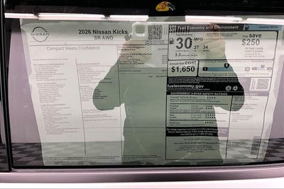 2026 Nissan Kicks SR AWD