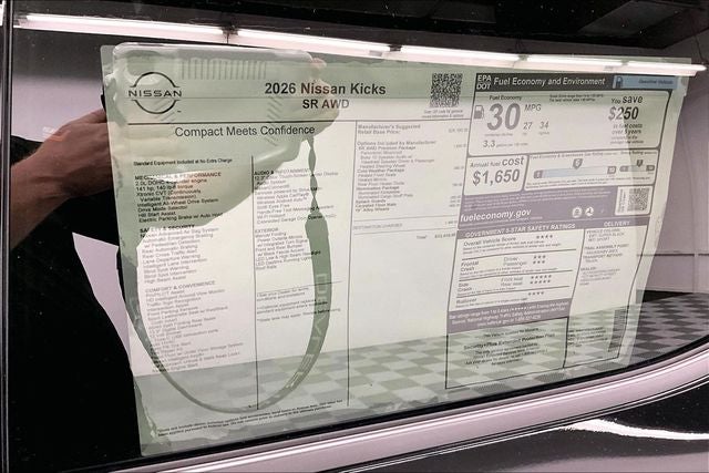 2026 Nissan Kicks SR AWD - Premium and Cold Weather Packages