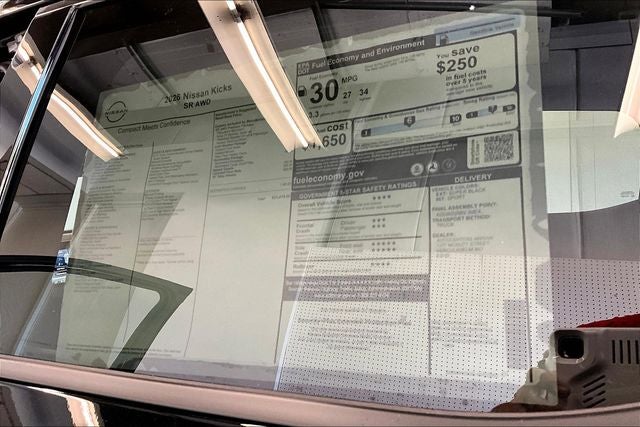 2026 Nissan Kicks SR AWD - Premium and Cold Weather Packages