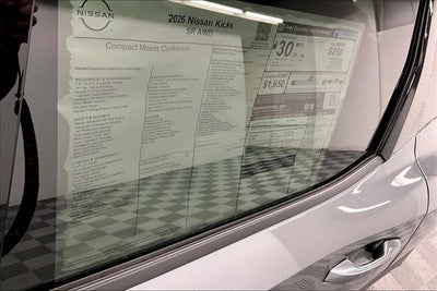 2026 Nissan Kicks SR AWD - Premium, Cold Weather, Electronics, Illumina