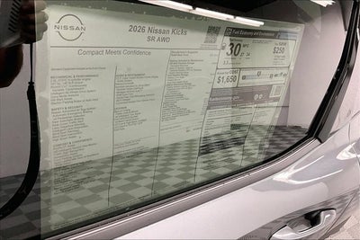 2026 Nissan Kicks SR AWD - Premium, Cold Weather, Electronics, Illumina