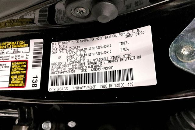 2023 Toyota Tacoma TRD Sport 4x4-Sunroof-Adaptive Cruise-Htd Leather