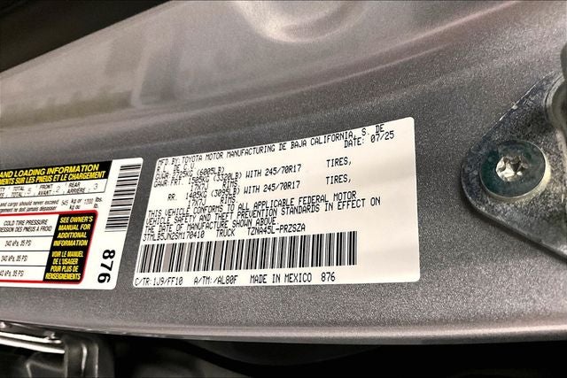 2025 Toyota Tacoma SR5 4x4 - Adaptive Cruise - Blind Spot Detection