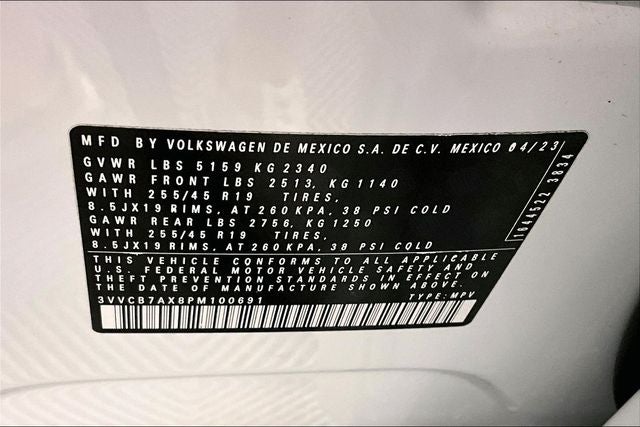 2023 Volkswagen Tiguan 2.0T SE R-Line Black