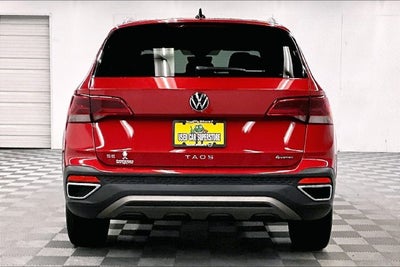 2024 Volkswagen Taos 1.5T SE AWD-Adaptive Cruise-Htd Seats-Blind Spot Monitor