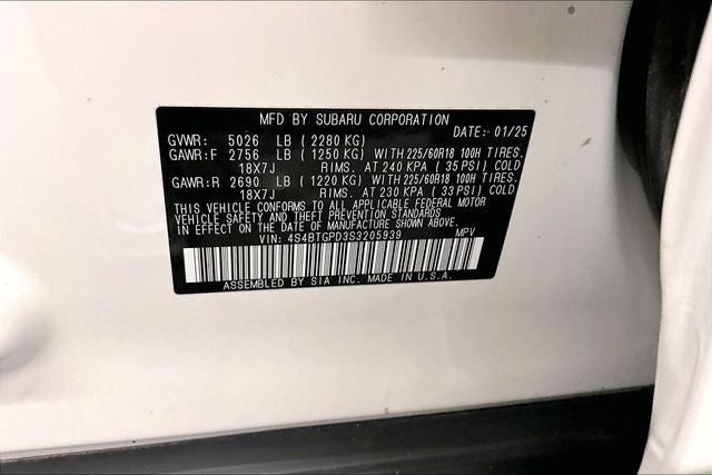 2025 Subaru Outback Touring XT AWD - Sunroof - Htd/Cooled Leather