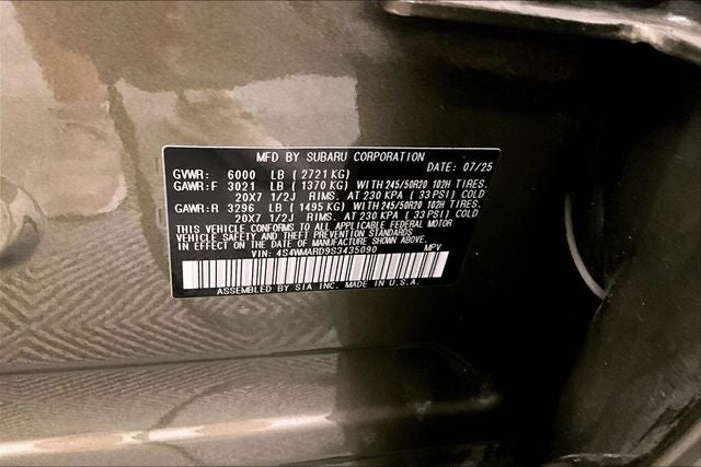 2025 Subaru Ascent Limited Bronze Edition