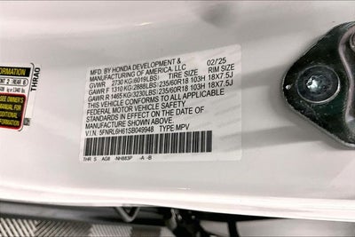 2025 Honda Odyssey EX-L