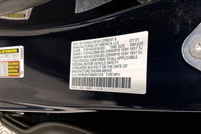 2022 Honda Odyssey EX-L