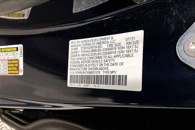 2022 Honda Odyssey EX-L