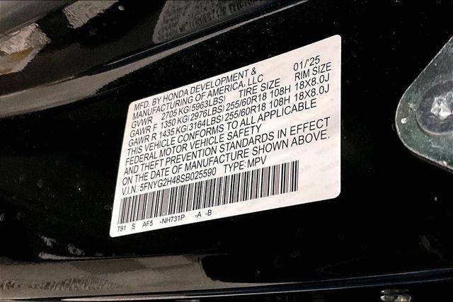 2025 Honda Pilot EX-L+ Adaptive Cruise - Htd Leather - Remote Start