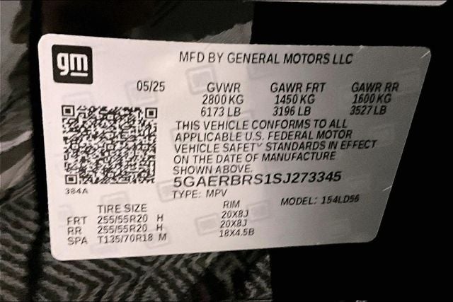 2025 Buick Enclave Sport Touring Power Package - Adaptive Cruise - 20'' Wheels