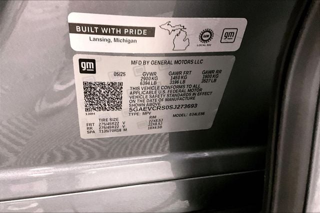 2025 Buick Enclave Avenir AWD - Super Cruise Pkg - Htd/Cooled Massaging Seat