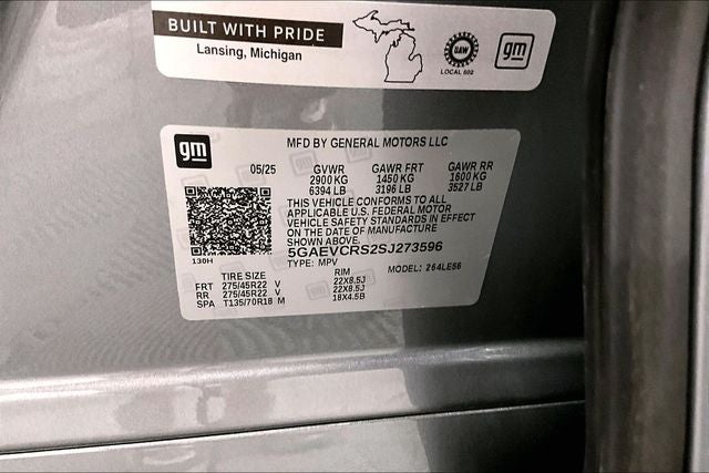 2025 Buick Enclave Avenir AWD - Super Cruise Pkg - Htd/Cooled Massaging Leat