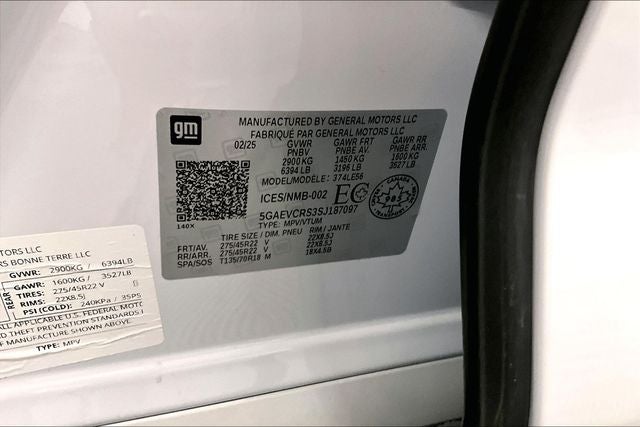 2025 Buick Enclave Avenir AWD - Super Cruise - Htd/Cooled Massaging Leather