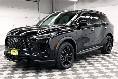 2025 INFINITI QX60 LUXE AWD-Pano Roof-Adaptive Cruise-Htd Leather