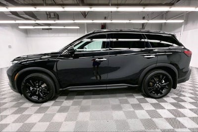 2025 INFINITI QX60 LUXE AWD-Pano Roof-Adaptive Cruise-Htd Leather
