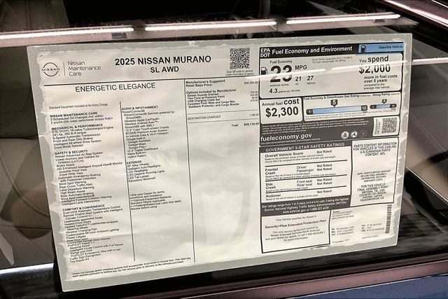 2025 Nissan Murano SL AWD