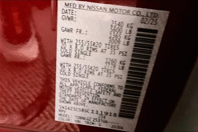 2025 Nissan Murano SL AWD