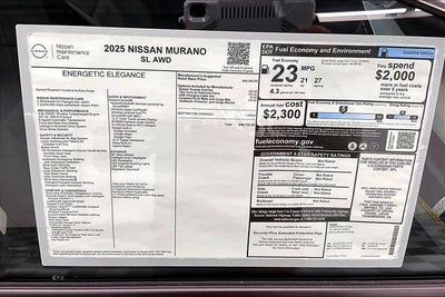 2025 Nissan Murano SL AWD