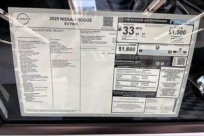 2025 Nissan Rogue SV