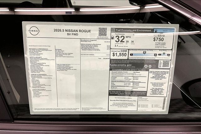 2026 Nissan Rogue SV