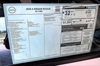 2026 Nissan Rogue SV