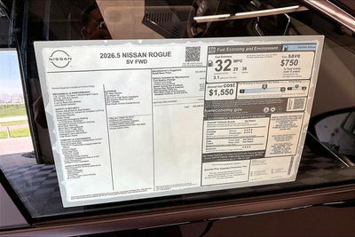 2026 Nissan Rogue SV - Cold Weather Package