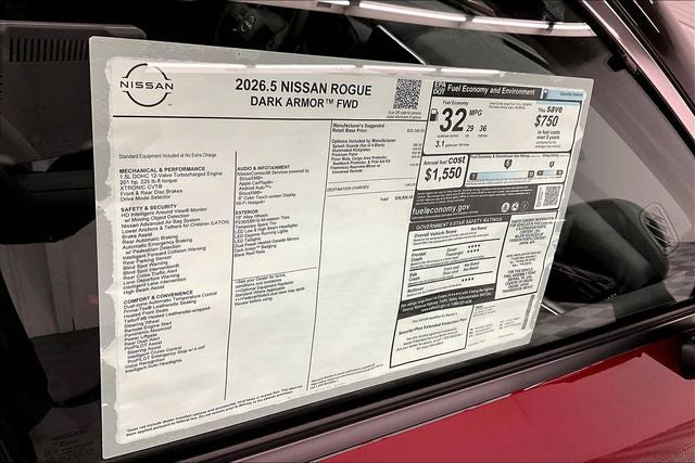2026 Nissan Rogue Dark Armor
