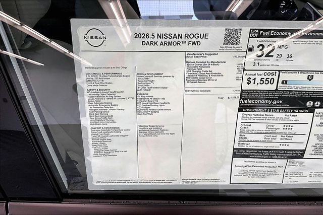 2026 Nissan Rogue Dark Armor