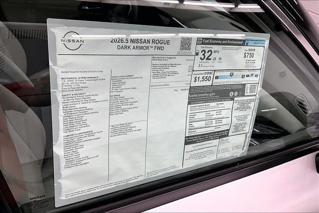 2026 Nissan Rogue Dark Armor