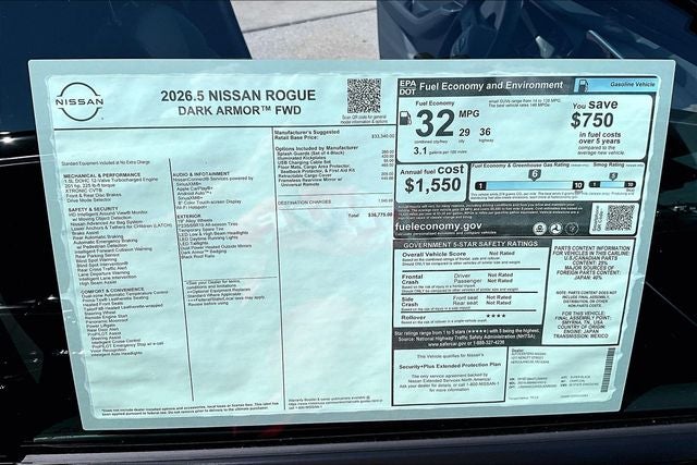 2026 Nissan Rogue Dark Armor