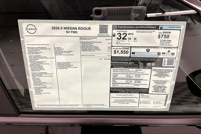 2026 Nissan Rogue SV - Cold Weather Package