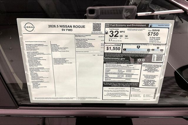 2026 Nissan Rogue SV - Cold Weather Package