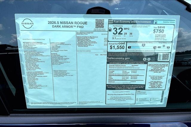 2026 Nissan Rogue Dark Armor