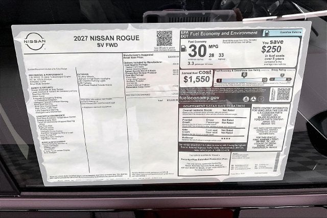 2027 Nissan Rogue SV - Cold Weather Package