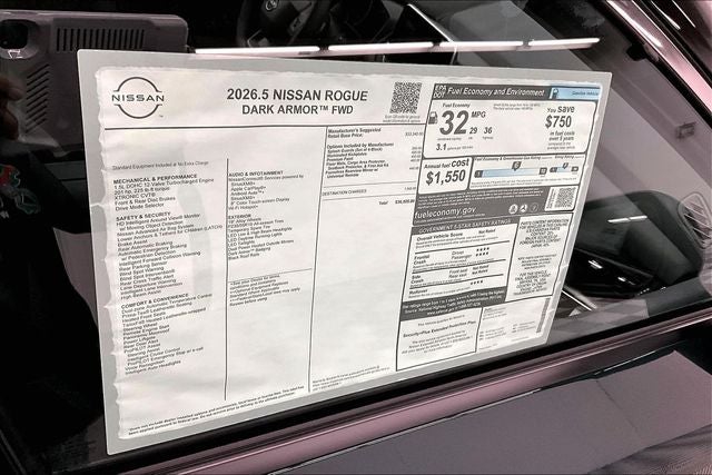 2026 Nissan Rogue Dark Armor