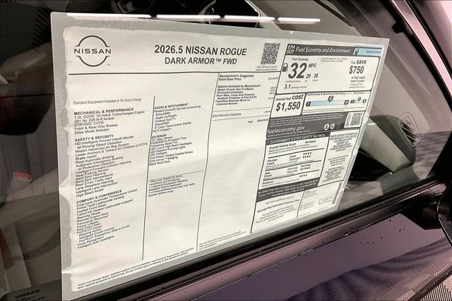 2026 Nissan Rogue Dark Armor