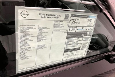 2026 Nissan Rogue Dark Armor