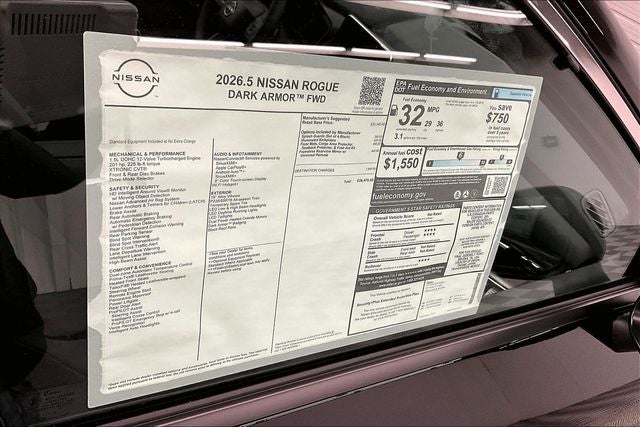 2026 Nissan Rogue Dark Armor