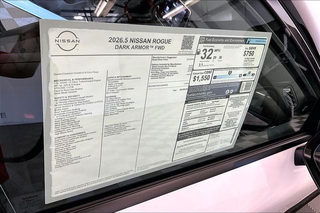2026 Nissan Rogue Dark Armor
