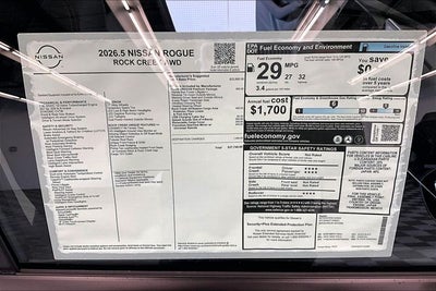 2026 Nissan Rogue Rock Creek AWD - Premium Package