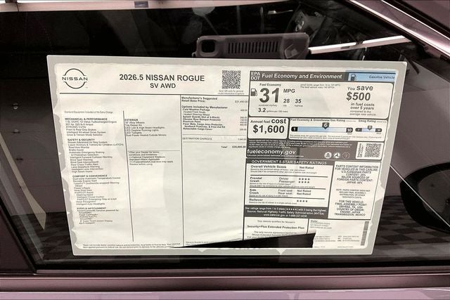 2026 Nissan Rogue SV AWD - Cold Weather Package