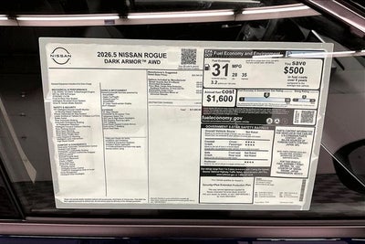 2026 Nissan Rogue Dark Armor AWD