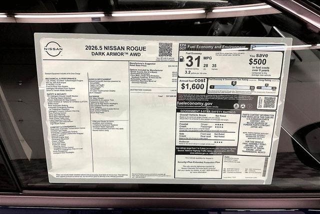 2026 Nissan Rogue Dark Armor AWD