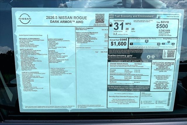 2026 Nissan Rogue Dark Armor AWD
