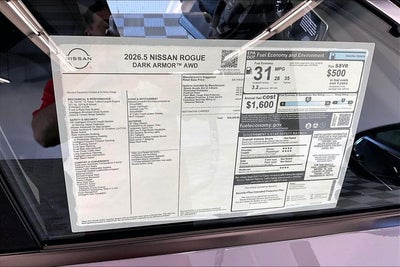 2026 Nissan Rogue Dark Armor AWD