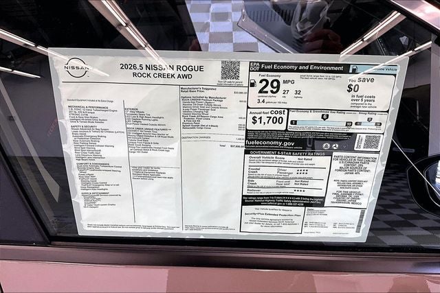 2026 Nissan Rogue Rock Creek AWD - Premium Package