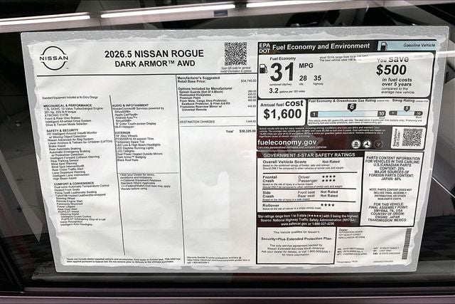 2026 Nissan Rogue Dark Armor AWD